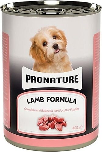 Pronature Parça Kuzu Etli 400 gr Yavru Konserve Köpek Maması