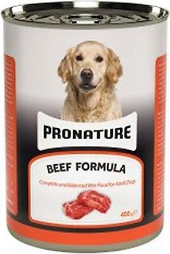 Pronature Parça Sığır Etli 400 gr Yetişkin Konserve Köpek Maması