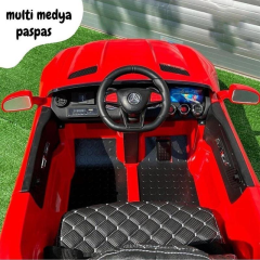 Babyhope 444 GTR Sport Kırmızı 12 V Akülü Araba
