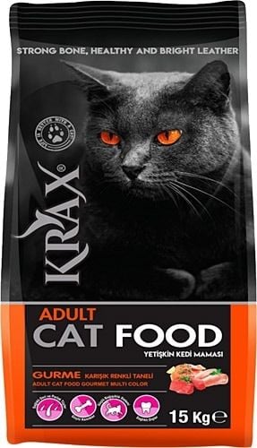 Krax Gurme 15 kg Yetişkin Kuru Kedi Maması