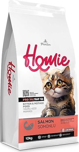 Homie Somonlu 12 kg Anne ve Yavru Kedi Maması