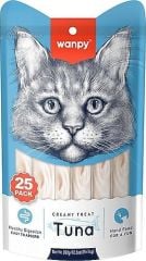 Wanpy Ton Balıklı 25x14 gr Krema Kedi Ödül Maması