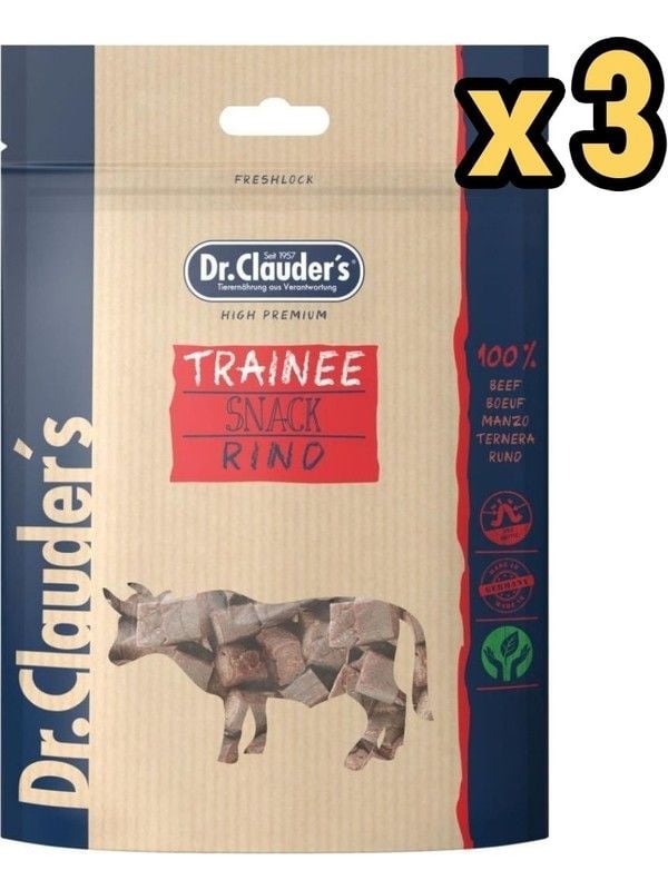 Dr. Clauders Ördekli Biftekli Küp Köpek Ödülü 80 gr x 3 Adet