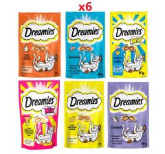 Dreamies Kedi Ödülü Karışık Avantaj Paketi 6'lı