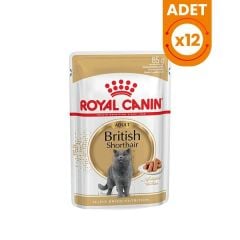 Royal Canin 85 gr 12 Adet British Shorthair Adult Gravy Pounch Kedi Yaş Maması