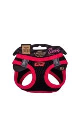 Havalı Dokuma Neon Küçük Irk Göğüs Tasması Pembe 22-26 Cm (ANG-3XS)