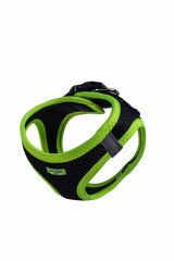 Havalı Dokuma Neon Küçük Irk Göğüs Tasması Sarı 30-34 Cm (ANG-XS)