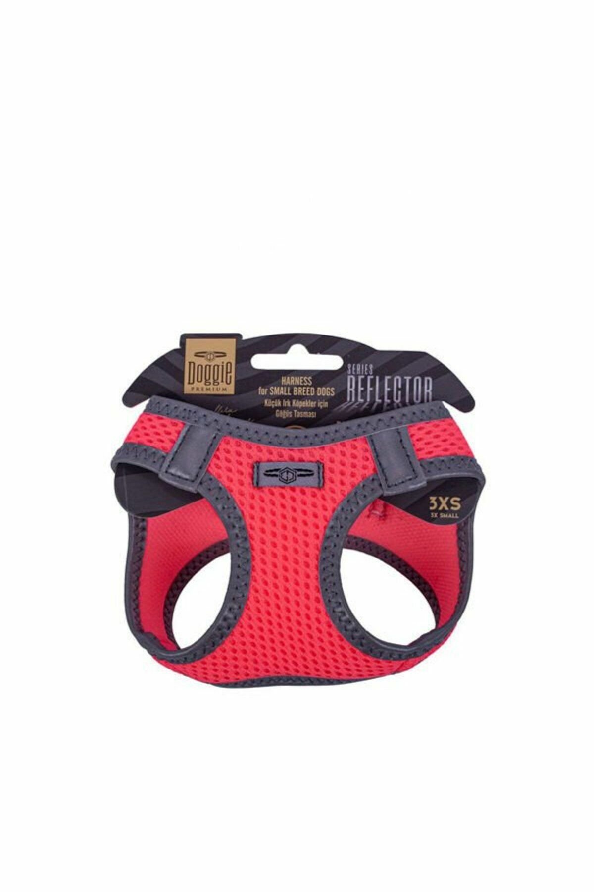 Havalı Dokuma Reflektör Küçük Irk Köpek Göğüs Tasması Xxxsmall Pembe 22-26 Cm - Petshopundan