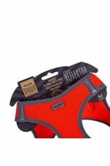 Havalı Dokuma Reflektörlü Küçük Irk Göğüs Tasması Orange 38-44 Cm(ARG-M)