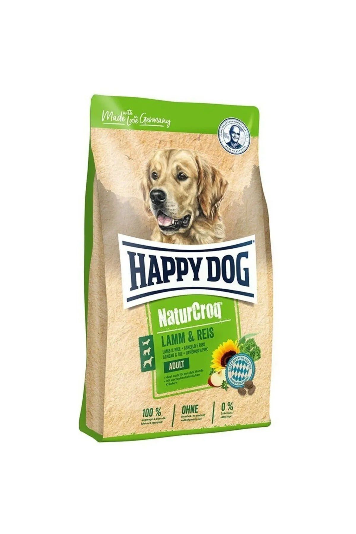 Happy Dog Naturcroq Kuzu Etli Yetişkin Köpek Kuru Maması 15 Kg