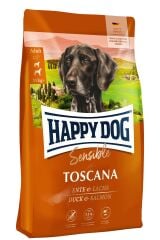 Happy Dog Toscana Ördek ve Somon Balıklı Köpek Maması 4 kg