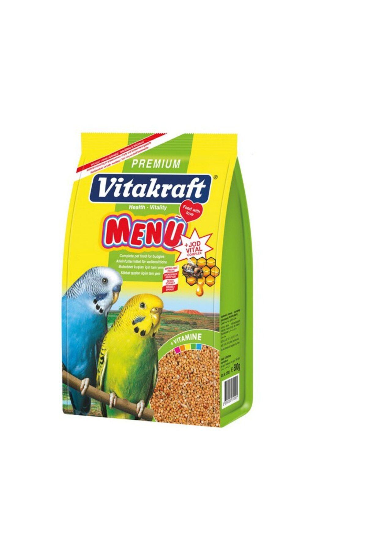 Premium Menü Muhabbet Kuş Yemi 500 Gr