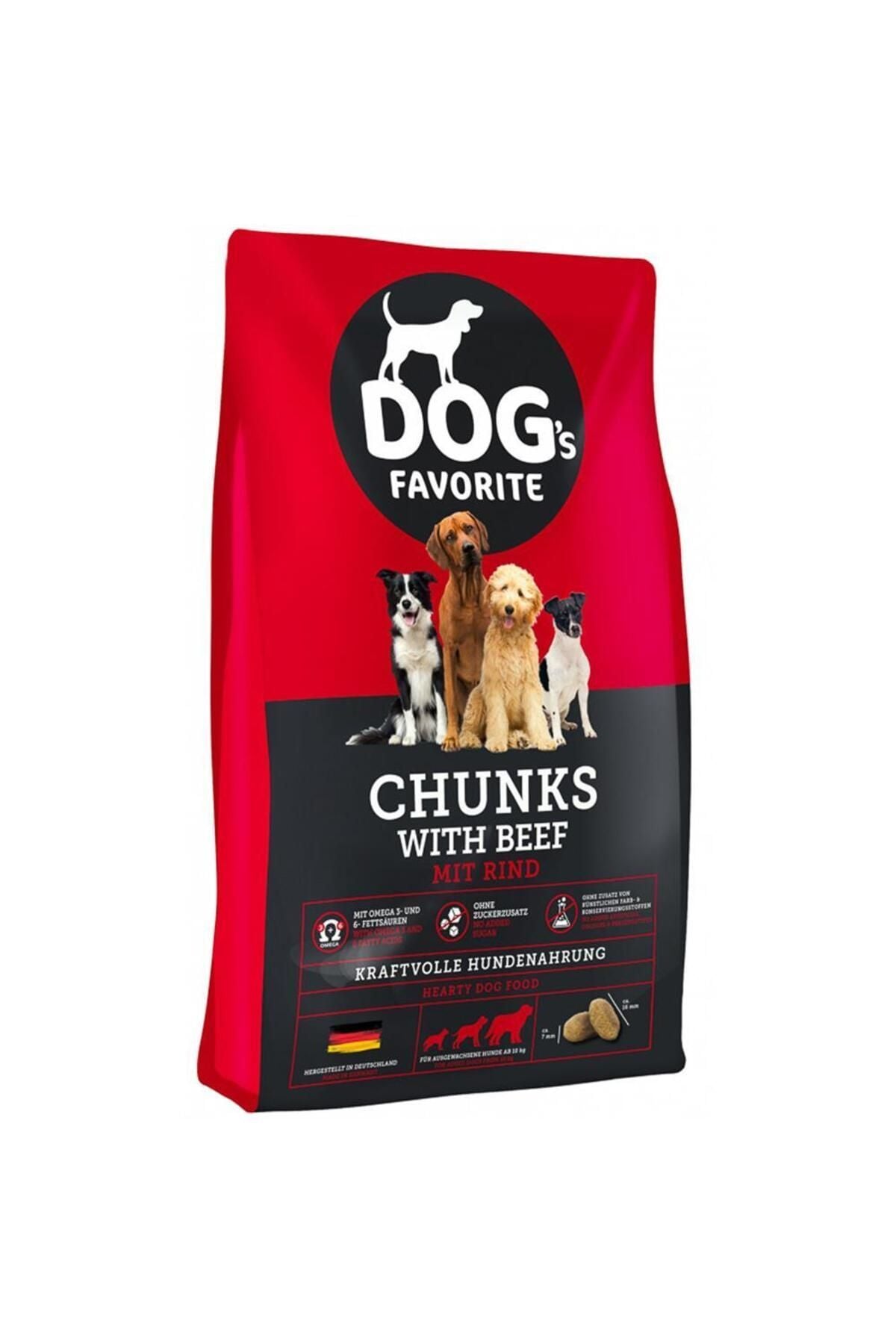 Dog\'s Favourite Sığır Etli Parçalı Köpek Maması 15 Kg