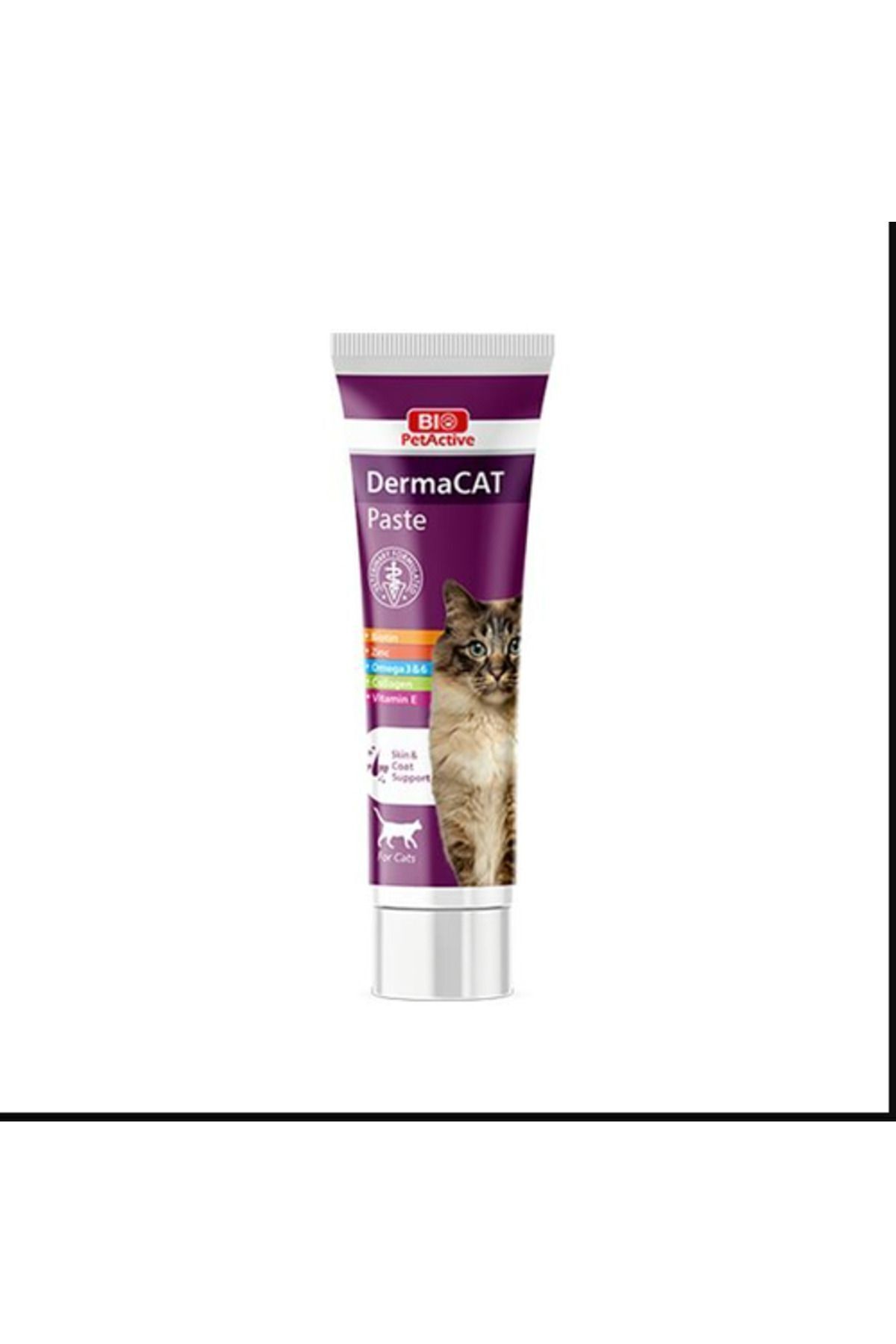 Bio Pet Active Derma Cat Cilt Sağlığı Destekleyici Kedi Vitamin Macunu 100 Ml