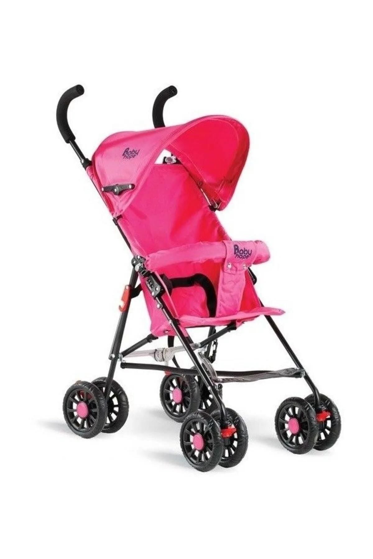 Babyhope SC-107 Siyah Baston Bebek Arabası Sc 107 Baston Bebek Arabası Pembe