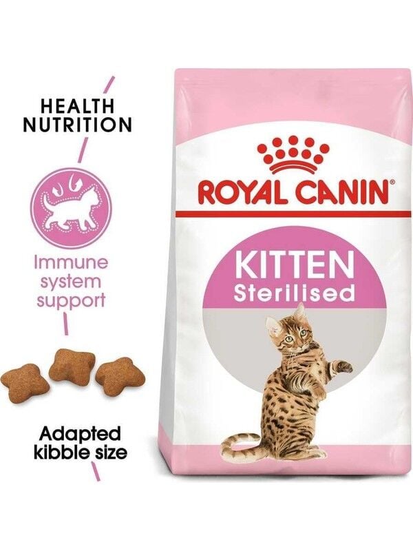 Kitten Yavru Sterilised Kısırlaştırılmış Kuru Kedi Maması 2 Kg