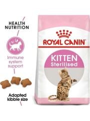 Kitten Yavru Sterilised Kısırlaştırılmış Kuru Kedi Maması 2 Kg
