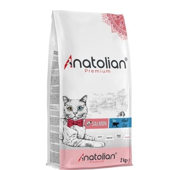 Anatolian Premium Somon Etli ve Pirinçli Yetişkin Kedi Maması 2kg