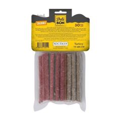 Delibon Munchy Karışık Renk İnce Deri Çubuk Köpek Ödülü 30 adet (1  paket)