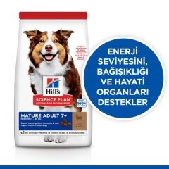 Hills Mature Senior +7 Medium Orta Irk Kuzu Etli Yaşlı Köpek Mamasi