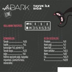 Schesir After Dark Pate Tavuk ve Sığır Etli Yetişkin Kedi Konservesi 80gr