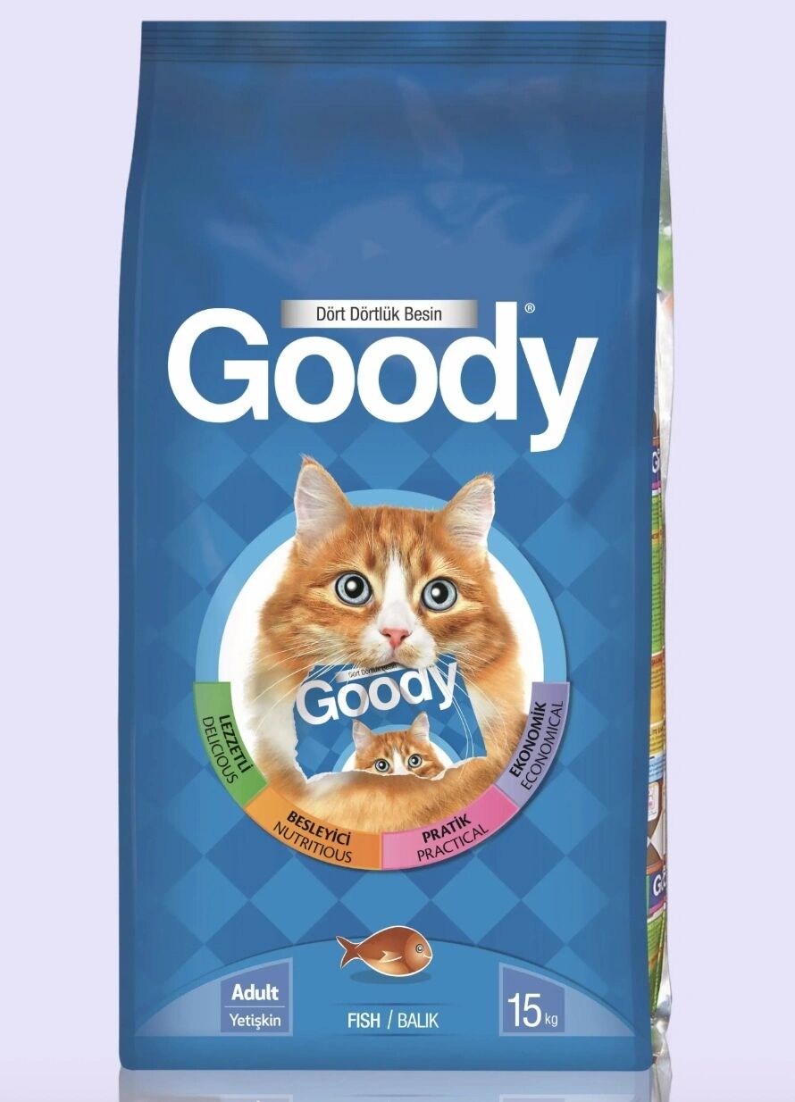 Goody Balıklı 15 kg Yetişkin Kuru Kedi Maması