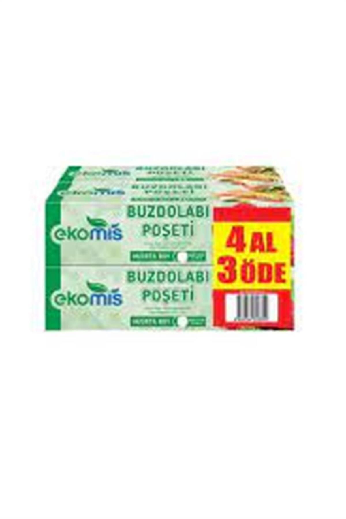 Ekomis Buzdolabı Poşeti Orta Boy 4 Al 3 Öde