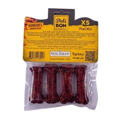 Delibon Deri Pres Barbekü Aromalı Kemik Köpek Ödülü
