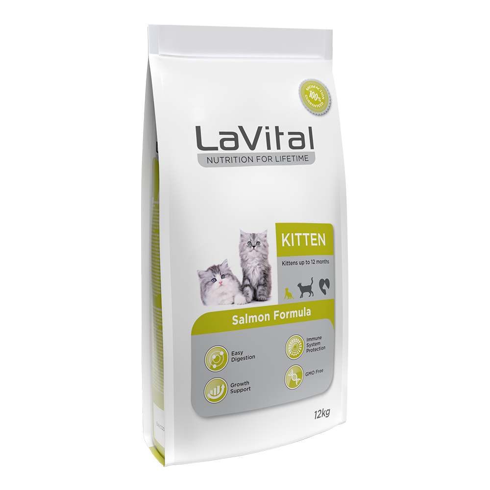 LaVital Kitten Somonlu 12 kg Yavru Kedi Maması