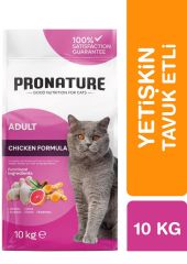 Pronature Tavuklu ve Pirinçli 10 kg Yetişkin Kedi Maması
