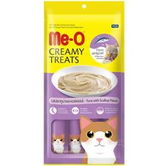 Meo Kremalı Ton Balık ve Deniz Taraklı Kedi Sıvı Ödül Maması