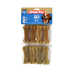 Snacky Natural Preslenmiş Yüksek Proteinli Köpek Çiğneme Kemiği 180 gr