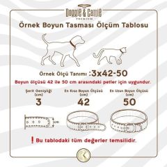 CATTİE TAŞLI DERİ KEDİ TASMASI SİYAH 1,5X26-31CM