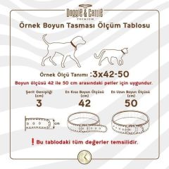 CATTİE TAŞLI DERİ KEDİ TASMASI ROYALMAVİ 1,5X27-33