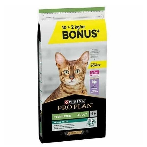 Pro Plan Sterilised Hindili ve Tavuklu Kısırlaştırılmış 10 kg + 2 kg Yetişkin Kedi Maması