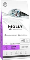 Molly Düşük Tahıllı Hipoalerjenik Tavuklu Kısırlaştırılmış 2 kg Yetişkin Kedi Maması