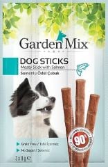 Gardenmix Somonlu 3x11 gr Stick Köpek Ödül Maması