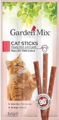 Gardenmix Kuzu Etli 3x5 gr Kedi Stick Ödül Maması