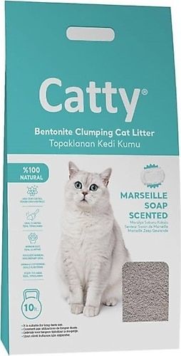 Catty Marsilya Sabunu Kokulu 10 lt Bentonit Kedi Kumu