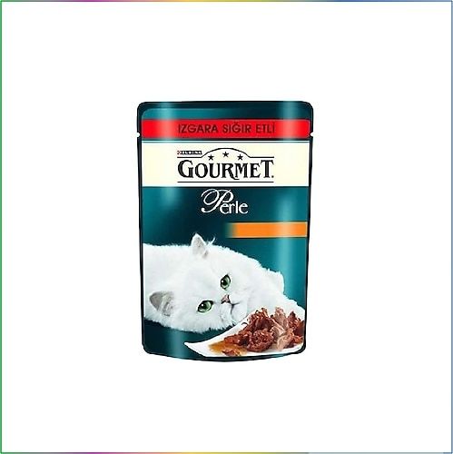 Gourmet Perle Izgara Sığır Etli 85 gr Yetişkin Kedi Konservesi