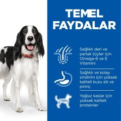 Hill's Adult Medium Lamb Rice Kuzu Etli ve Pirinçli 14 kg Yetişkin Köpek Maması