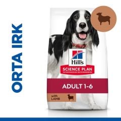 Hill's Adult Medium Lamb Rice Kuzu Etli ve Pirinçli 14 kg Yetişkin Köpek Maması