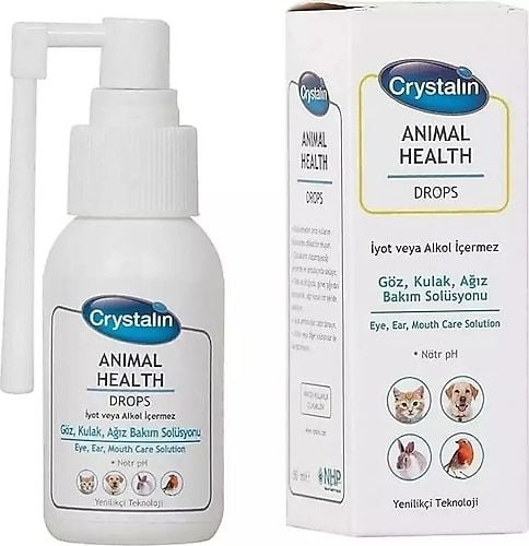 Crystalin Animal Health 100 ml Göz Kulak ve Ağız Bakım Solüsyonu