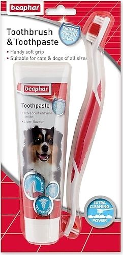 Beaphar Köpek Diş Fırçası ve Diş Macunu Seti 100 gr