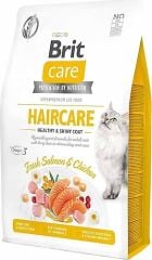 Brit Care Haircare Somonlu ve Tavuklu 2 kg Yetişkin Kedi Maması
