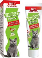 Bio PetActive Vitalicat Paste Taurin Ve Biotinli 100 ml Kedi Ödül Maması