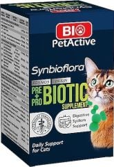 Bio PetActive Synbioflora Kedi Probiotic 30 gr 60'lı Tablet