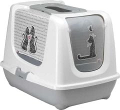 Moderna Trendy Love 50 cm Kapalı Kedi Tuvaleti