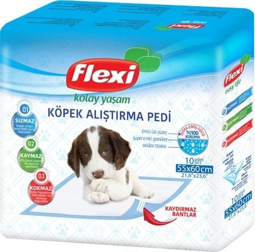 Flexi 55x60 cm 10'lu Köpek Alıştırma Pedi