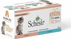 Schesir Yavru Kedi Serisi 6 Al 5 Öde 6x85 gr Konserve Yaş Mama